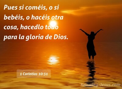 1 Corintios 10:31 Siendo devotos (bronze)